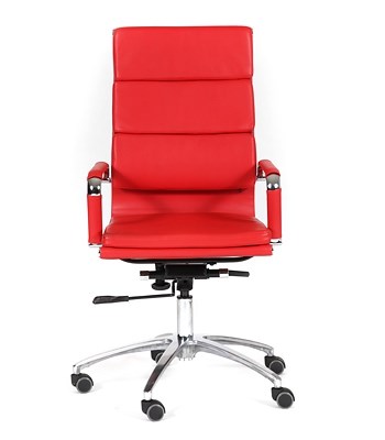 Кресло офисное CHAIRMAN 750 экокожа красная в Уфе - изображение 1